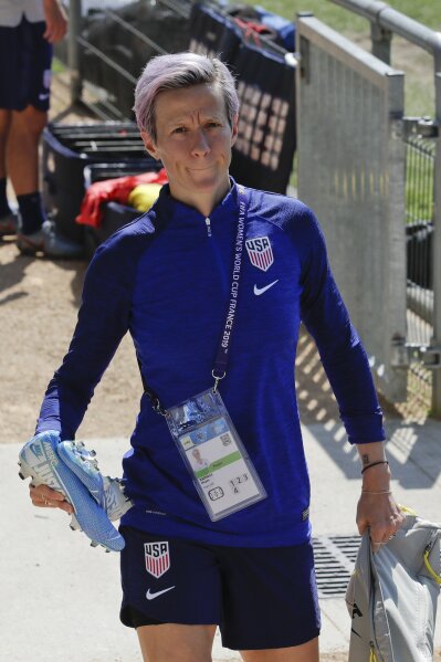 On the eve of the World Cup final Rapinoe calls out FIFA AP News